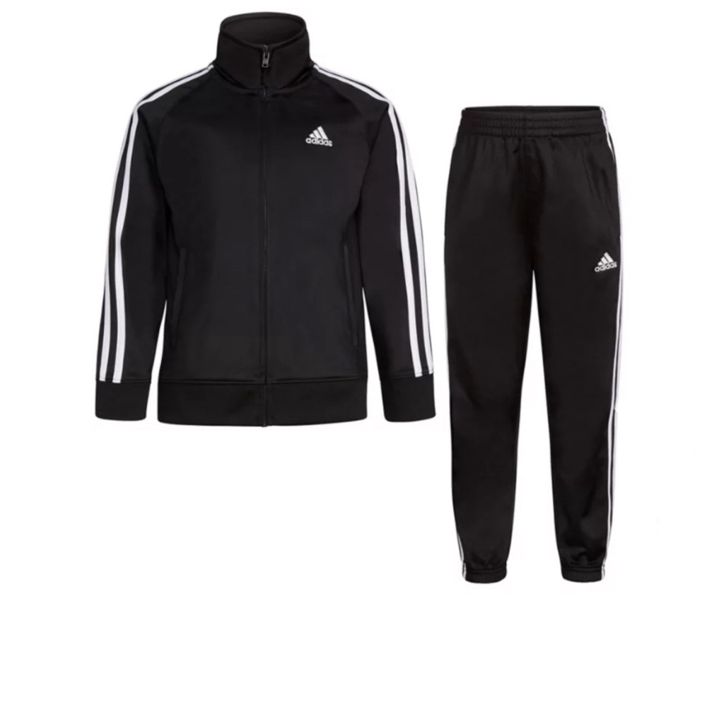 adidas Youth Tricot Jacket and Joggers set